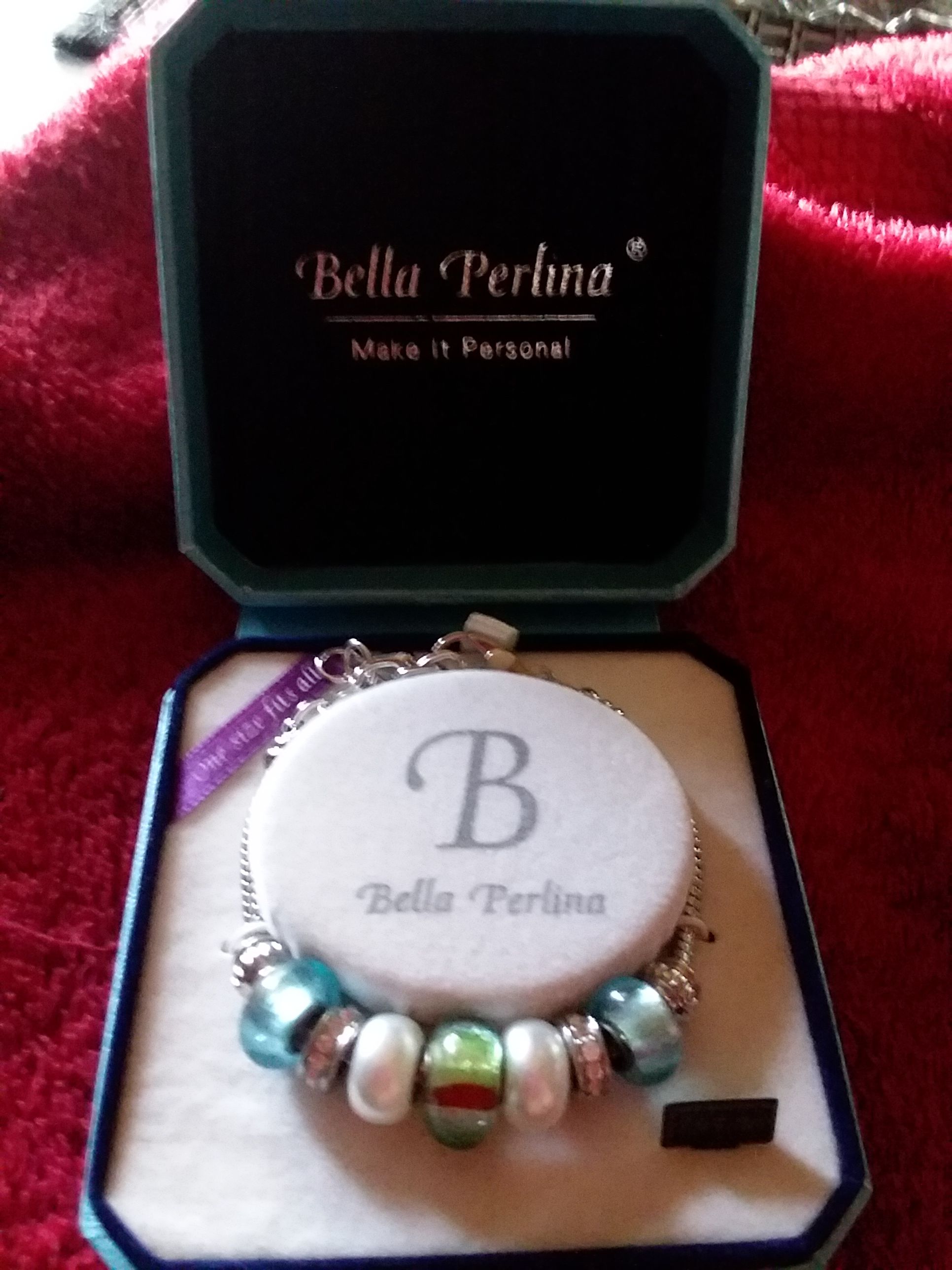 Bella Perlina European Charm & Crystal bracelet