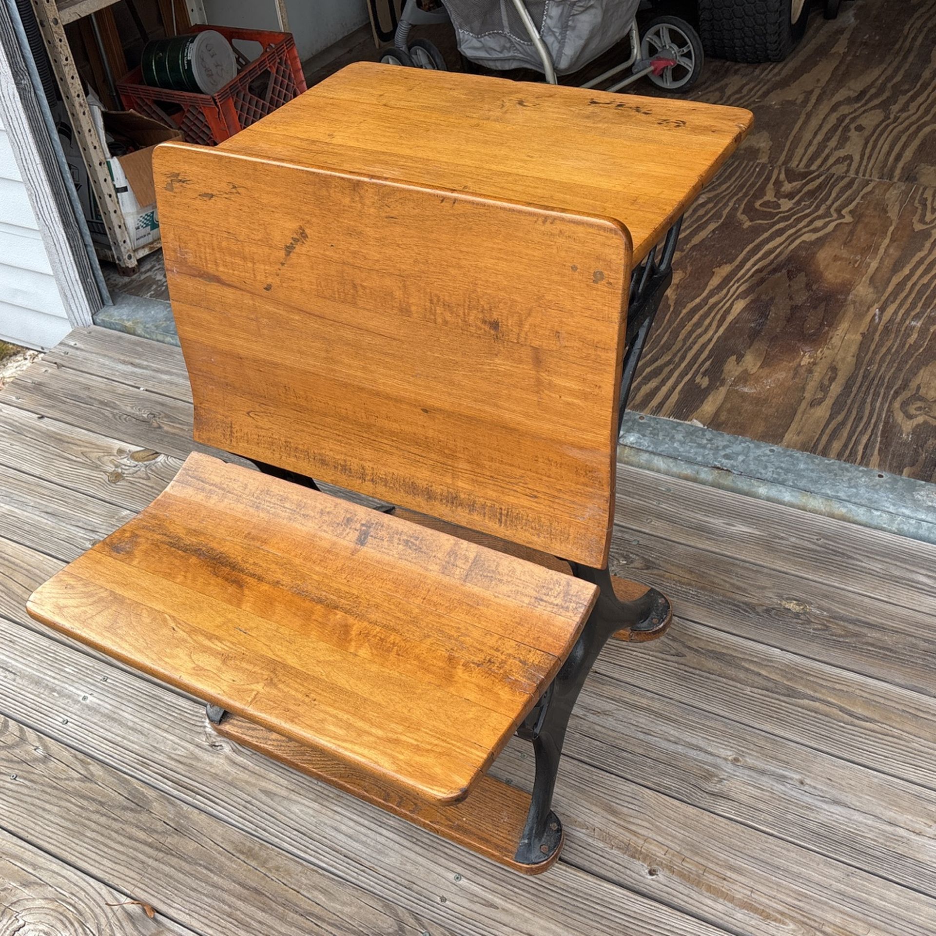 Antique School Desk