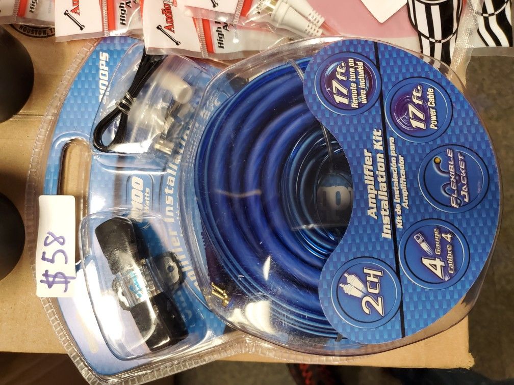 4G AMP KITS $58 EACH OTHER ITEMS AVAILABLE IN ALTOONA ON PLANK RD
