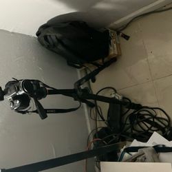 Canon Camera With Tripod