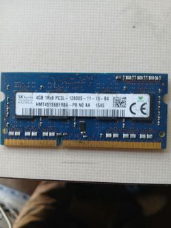 4 gb 1Rx8 pc3l - ram