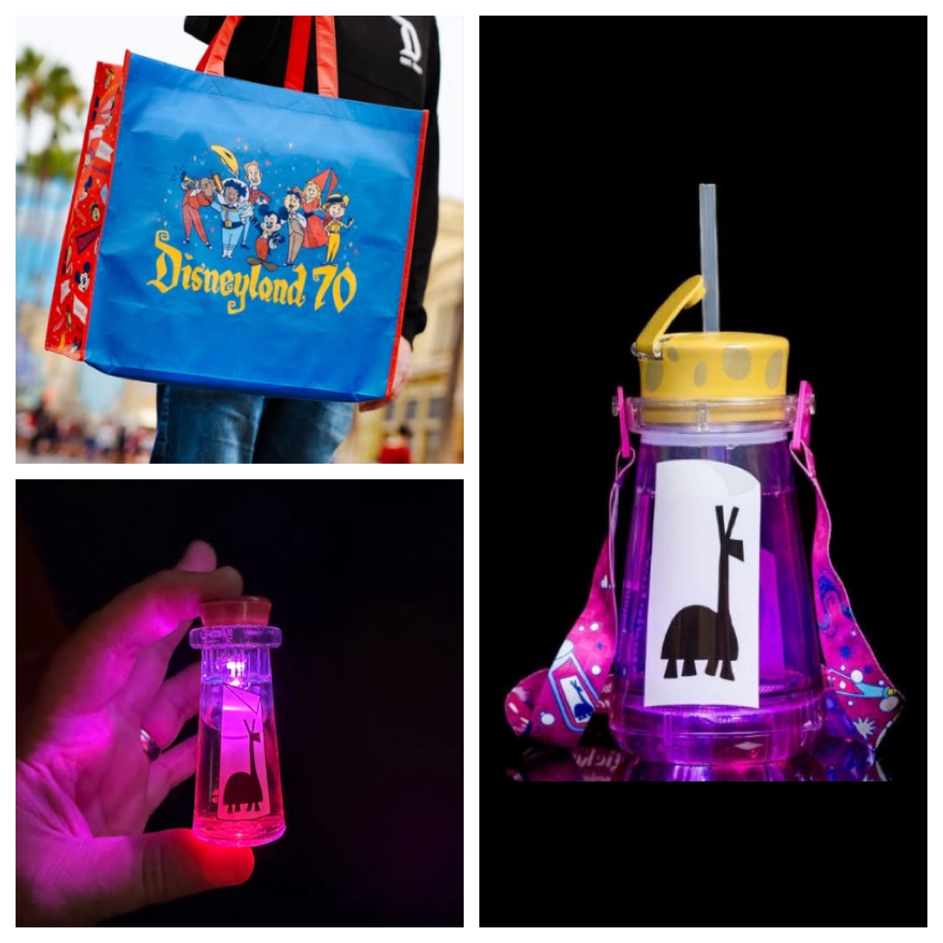 Disney Kuzco’s Potion Bottle Sipper, Glow Cube & FREE Reusable Tote Bag Set