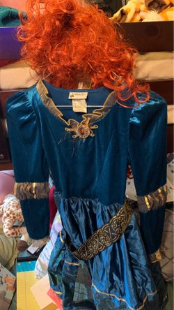 Disney dress Merida from Brave with red wig!!