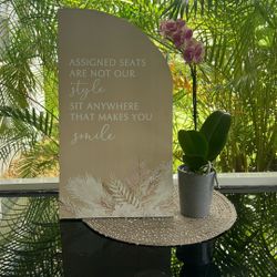 Wedding Seat Sign