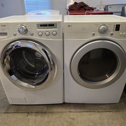 Lg Front-Load Washer And Dryer Set