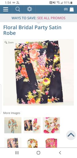 3 Black Bridal floral robes, size t4, kids 12 & Large