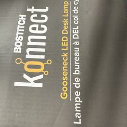 Bostitch Konnect Gooseneck LED Desk Lamp.