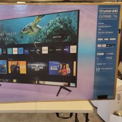 75 Tv $55 Down On Financing For Deliveries Six Month Warranty 75 Samsung Smart 4K Hdtv