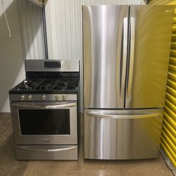 ✨ LG French Door Refrigerator + Gas Stove Combo ✨