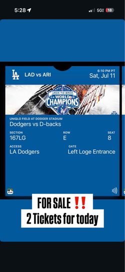 Dodger tickets