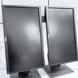 Dual Dell P2018H Monitors 	•	Dual monitor setup available 	•	Grade A condition (bright display)