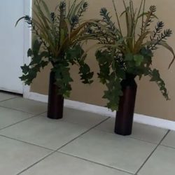 Set Of Two Artificial Plants