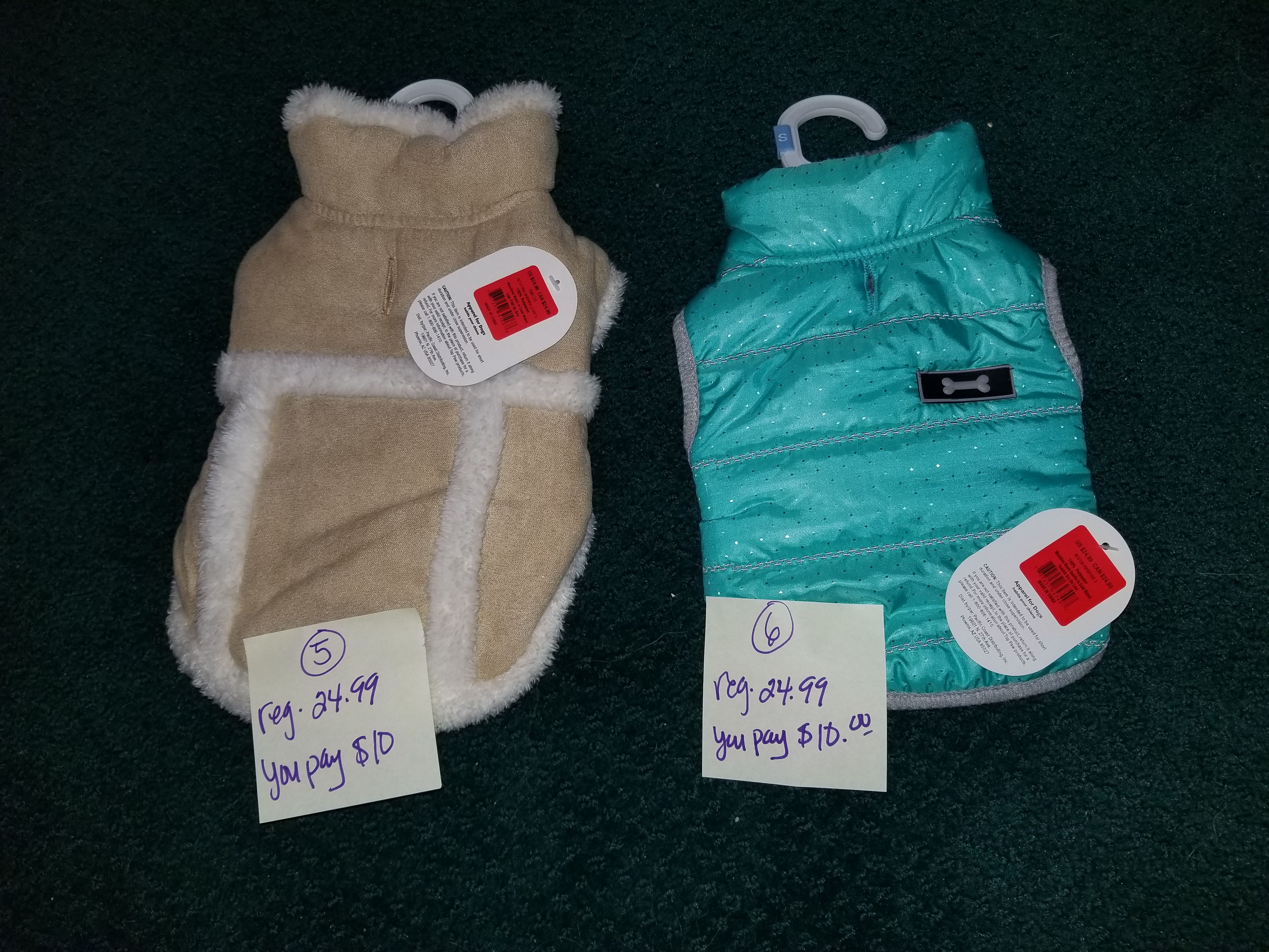 BRAND NEW DOG CLOTHES SIZE SMALL