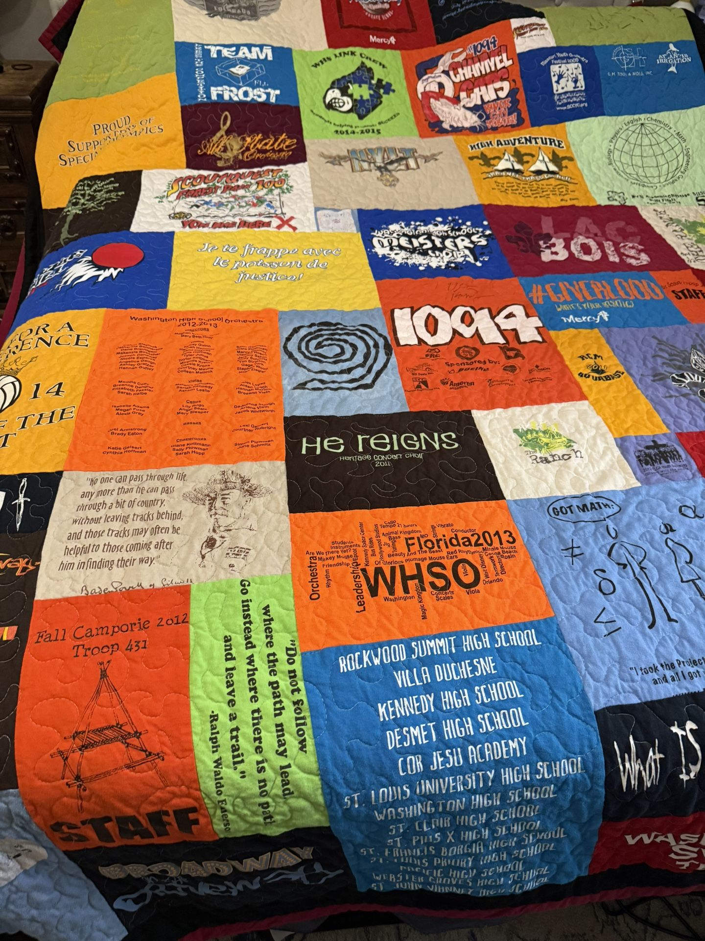 Vintage Tshirt Quilt 