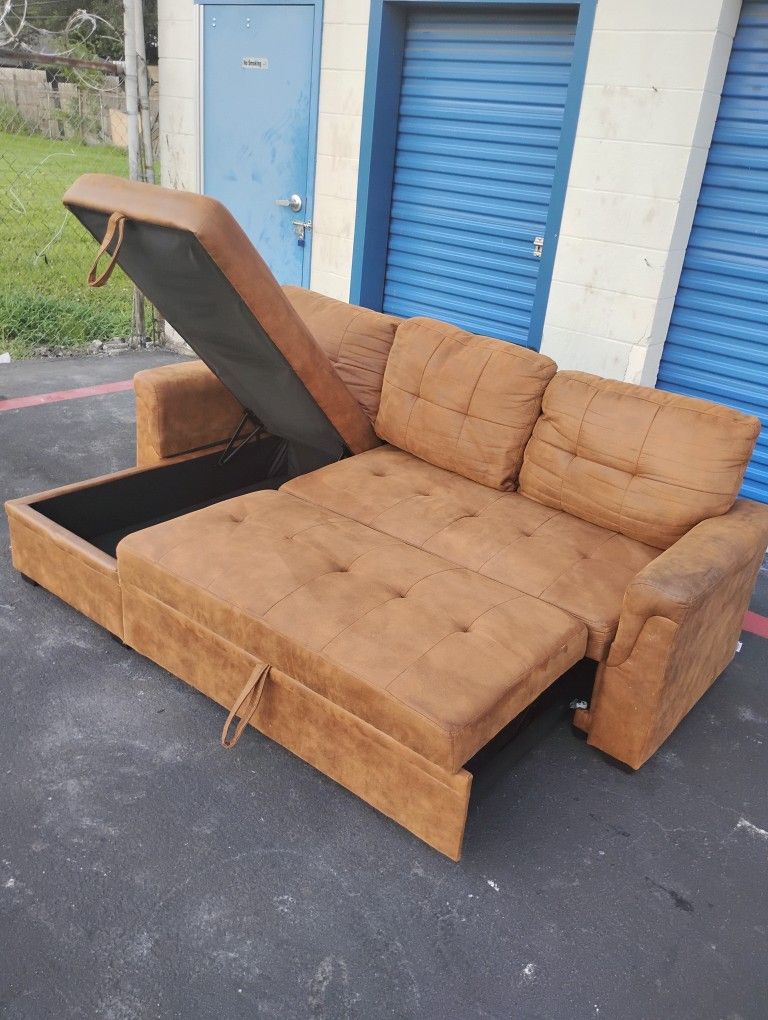 Storage Sectional Sofa Couch Bed Sleeper - Delivery Available