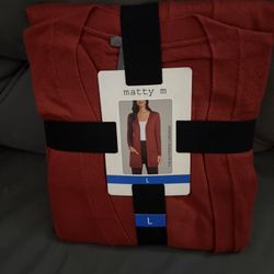 Cardigan In Color Brick Size Large