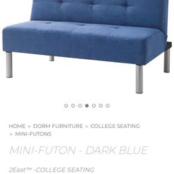 Blue Mini Futon