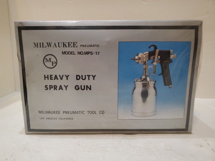 Milwaukee Pneumatic Heavy Duty Spray Gun Model No.MPS-17 New sealed