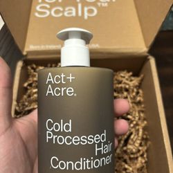 NEW IN BOX - Act + Acre, Cold Processed Hair Conditioner, 10.0 Fl. Oz.  MSRP $80