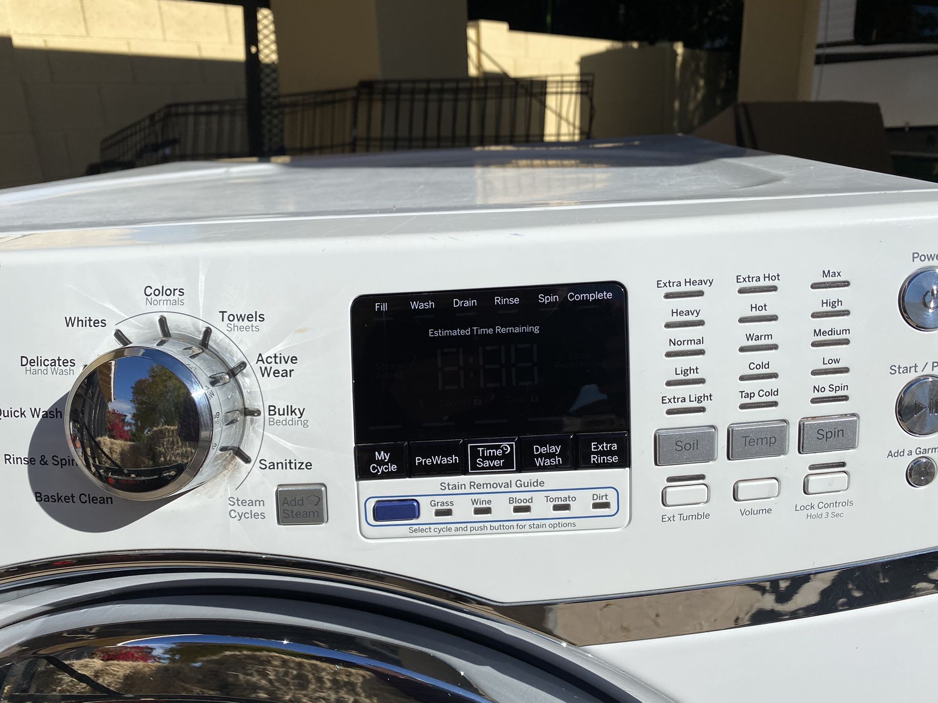 LG White GE Washing Machine