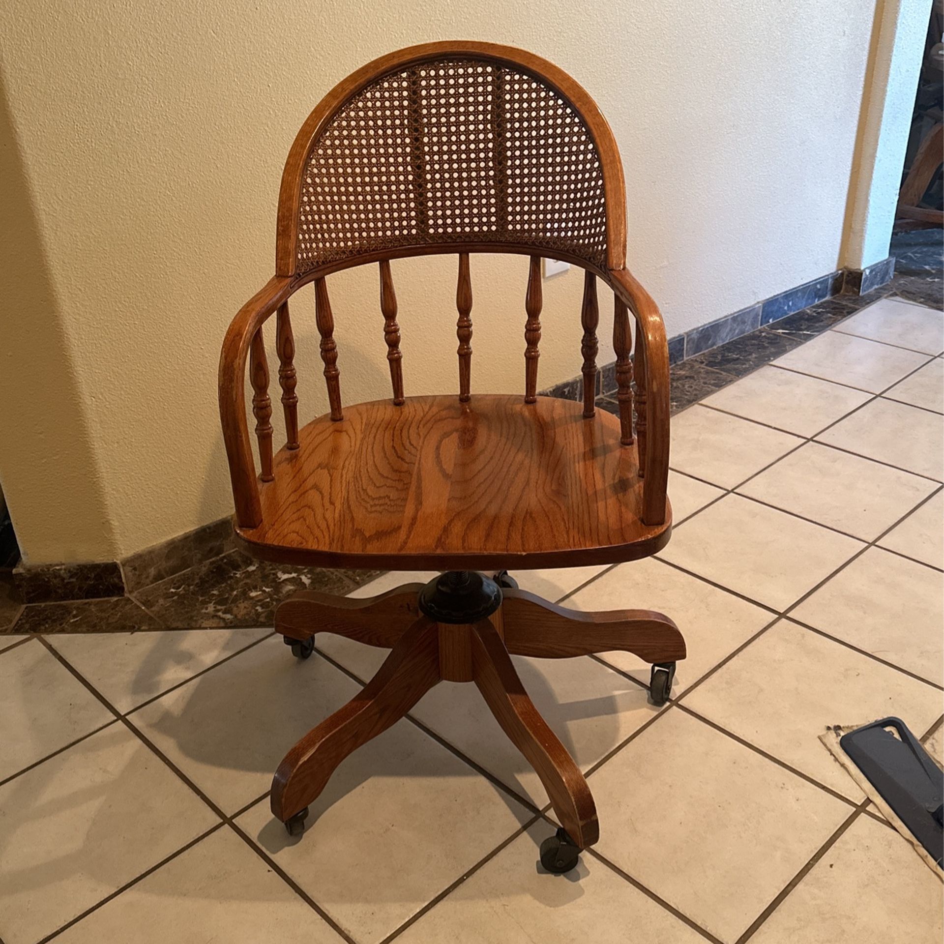 Solid oak Office Chair