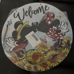 Welcome Hanging Sign