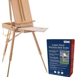 French Style Adjustable Wood Tripod Easel Stand