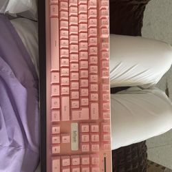 Pink Wireless Keyboard