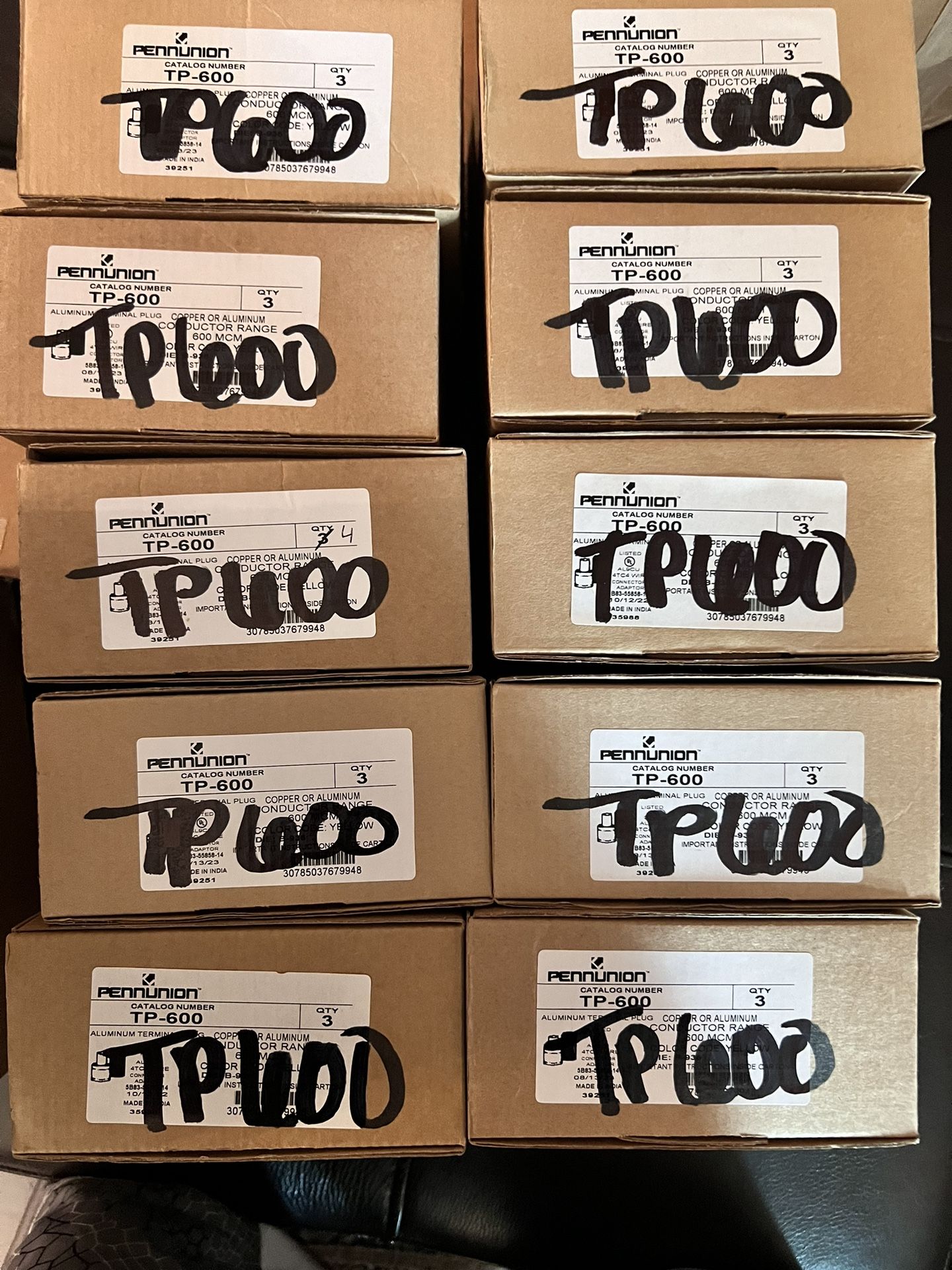 31 In Total Price Is For Each Penn-Union TP-600 Terminal Plug