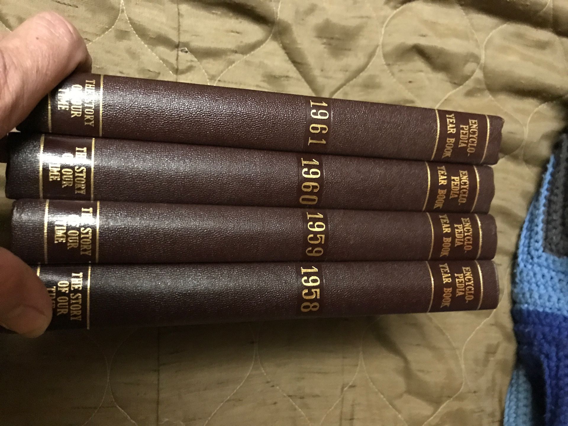 Encyclopedia yearbooks 1958. 59. 60. 61