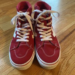 Vans Red High Tops