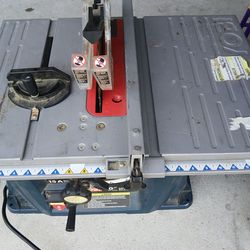 Ryobi 10" table saw RTS10, 105 Amp