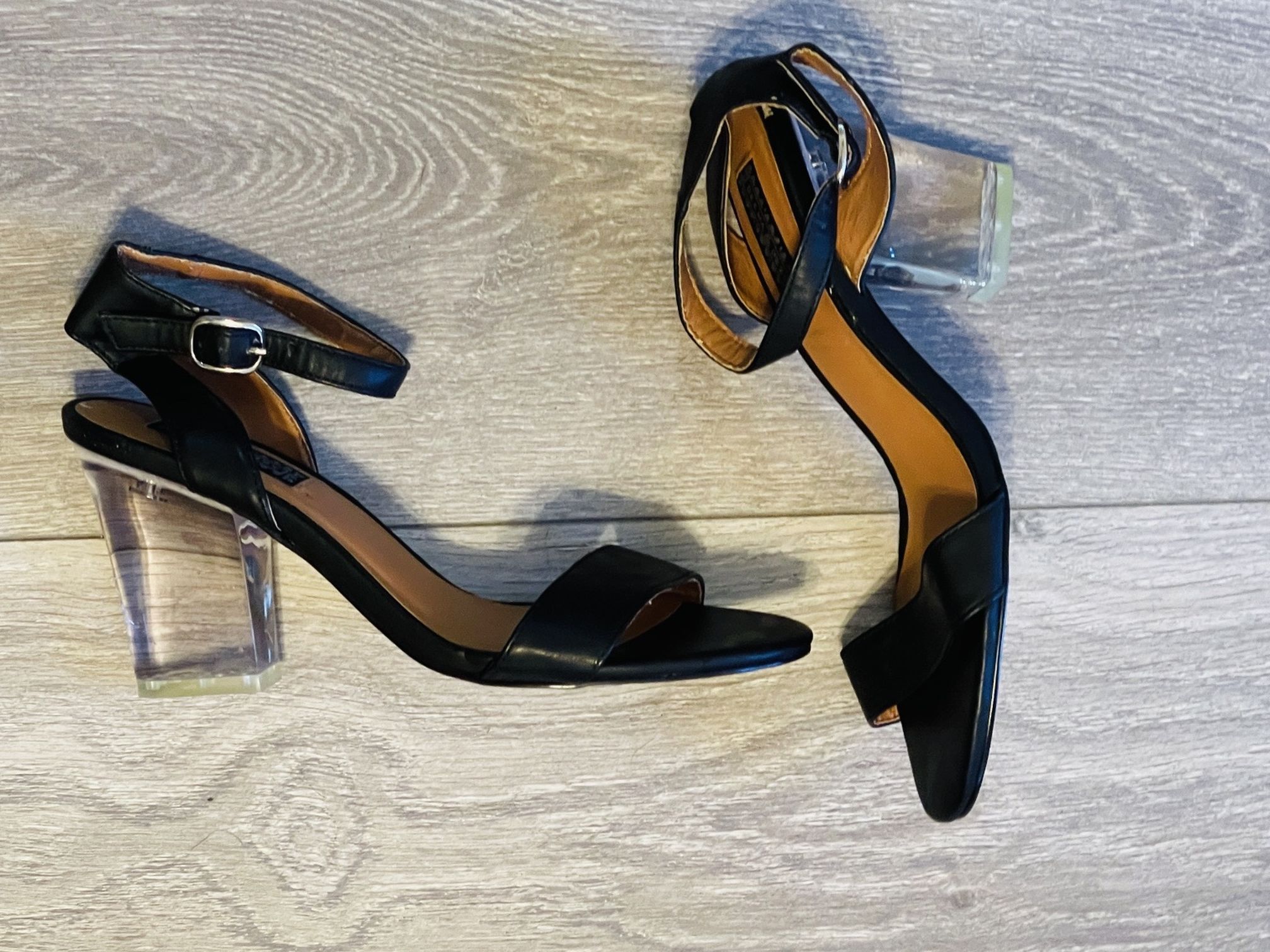 Urban outfitters clear heels.