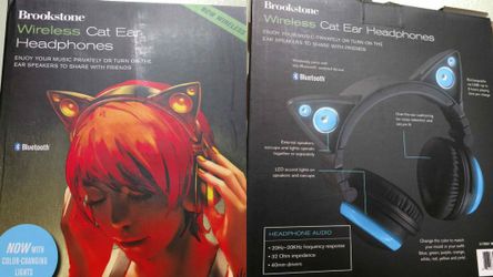 Meow-tastic Fun with Wireless Cat Ear Headphones