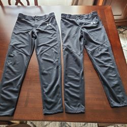 Black Baseball Pants Youth XL