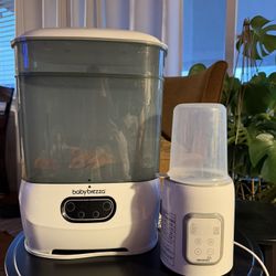 Baby Brezza Bottle Sterilizer/Dryer AND Grownsy Bottle Warmer