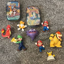 Pokémon & Mario figurines lot 