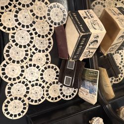 Vintage View-Master reels + original box 1950s–1960s era.