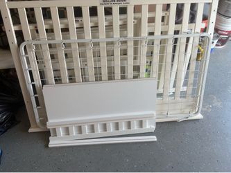 Baby crib with dresser