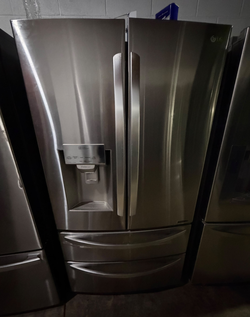 LG 4‑Door French Door Fridge – Stainless, Ice & Water