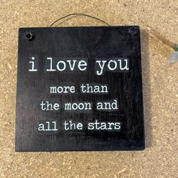 Small Wooden Sign Decor