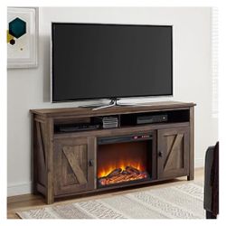 Brand New Electric Fireplace, End Table, TV Stand