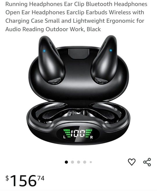 Clip On Wireless Earbuds (Brand New, Never Used ) For $50