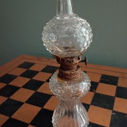 Miniature Glass Oil Lamp
