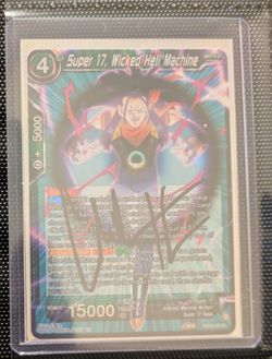 Android 17 autographed by Chuck Huber