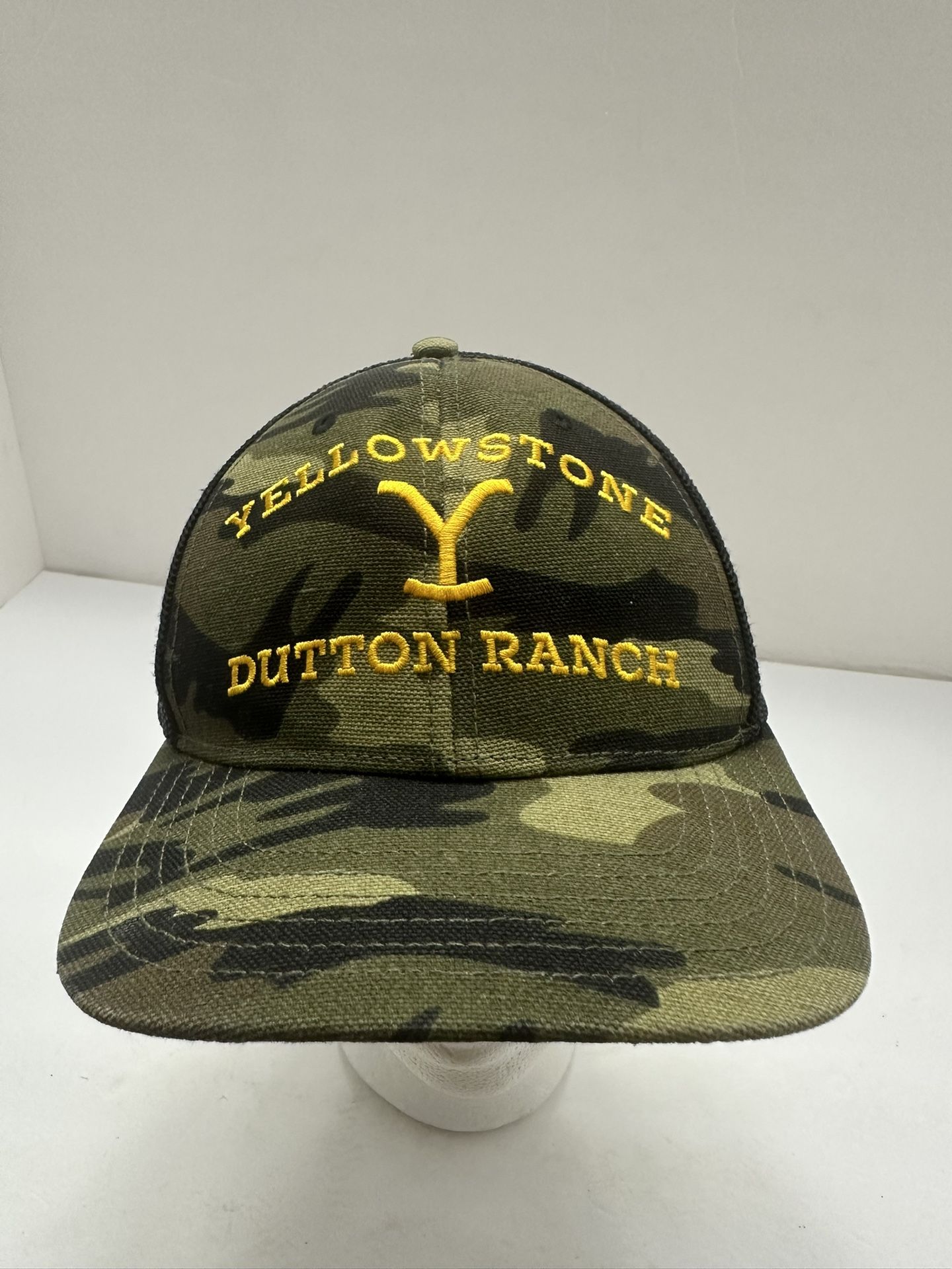 Yellowstone Dutton Ranch Camo Trucker Hat. OSFM. NWT