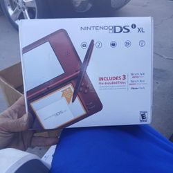 Nintendo 3ds xl ruby red 160 obo