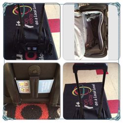 Briggs and Riley overnight bag with handle 16x15x9