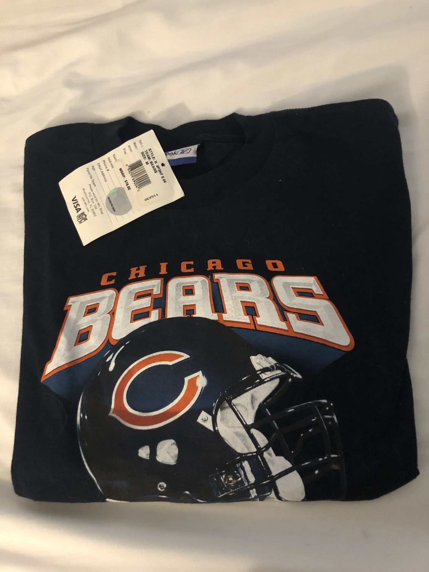 New Chicago Bears T-Shirt Boys Size M Great Gift