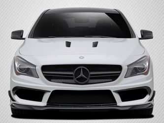 Blemished 2014-2015 Mercedes CLA Class Carbon Creations Black Series Look Front Bumper Accessories - 4 Piece (S)
